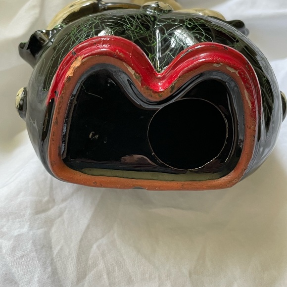 Vintage Clown Bank. Redware. - Picture 5 of 14